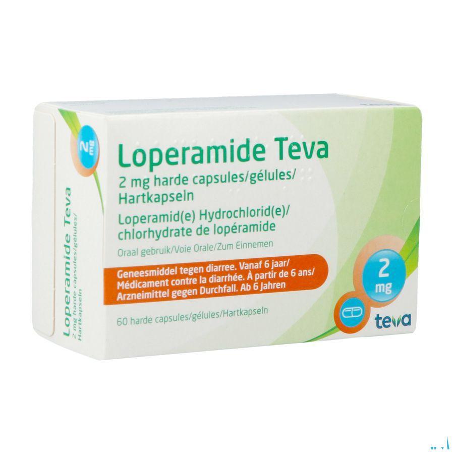 Loperamide Teva Capsule 60 X 2 mg