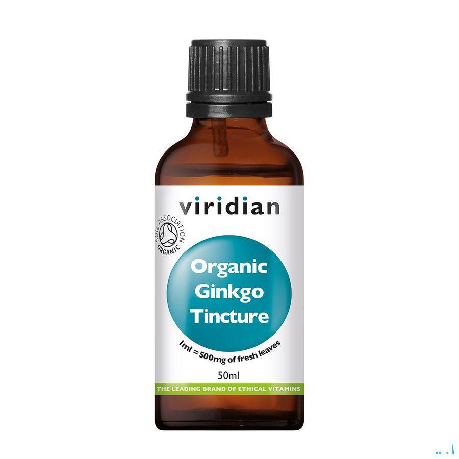 Viridian Organic Ginkgo Biloba Tincture 50 ml  -  Solgar Vitamins