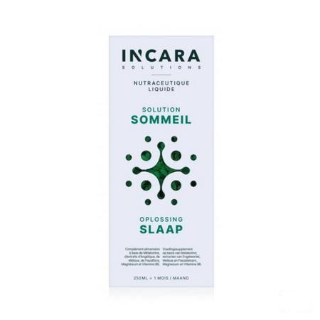 Incara Oplossing Slaap Fl 250Ml  -  Incara lab