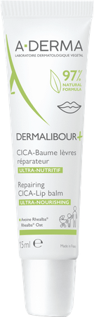 Aderma Dermalibour + Cicabaume Levres 15 ml  -  Aderma