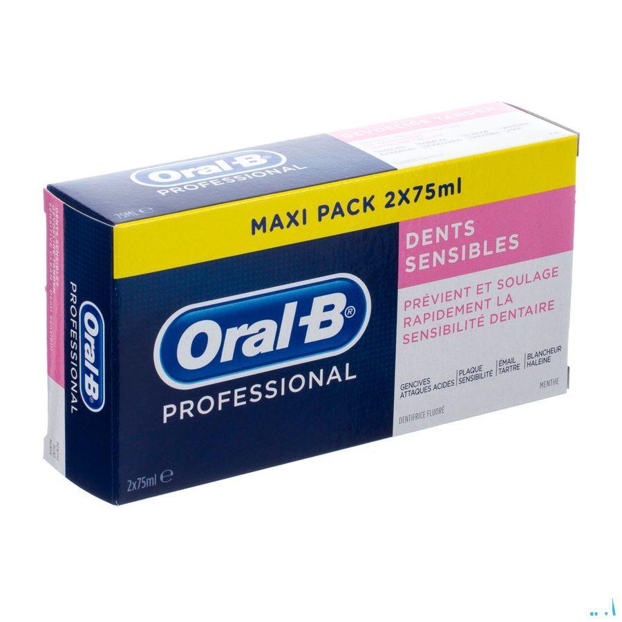 Oral B Professional Sensitive Tandpasta 2X75ml