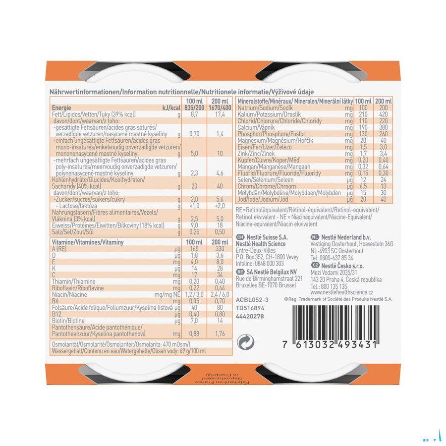 Resource 2.0 Fibre Neutraal 4x200 ml 12100792  -  Nestle