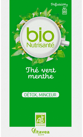 Infusion Bio The Vert-menthe Sachets 20  -  Nutrisante