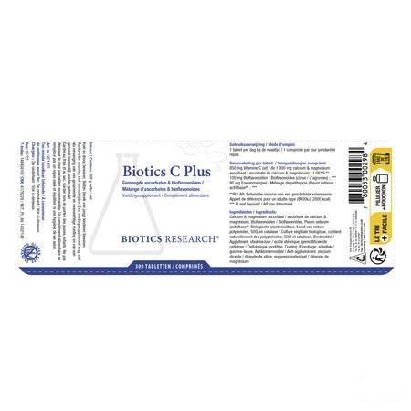 Biotics C Plus (1000mg) 300 tab 300 tabletten  -  Energetica Natura