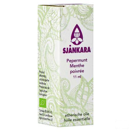 Sjankara Pepermunt Bio Essentiele Olie 11 ml