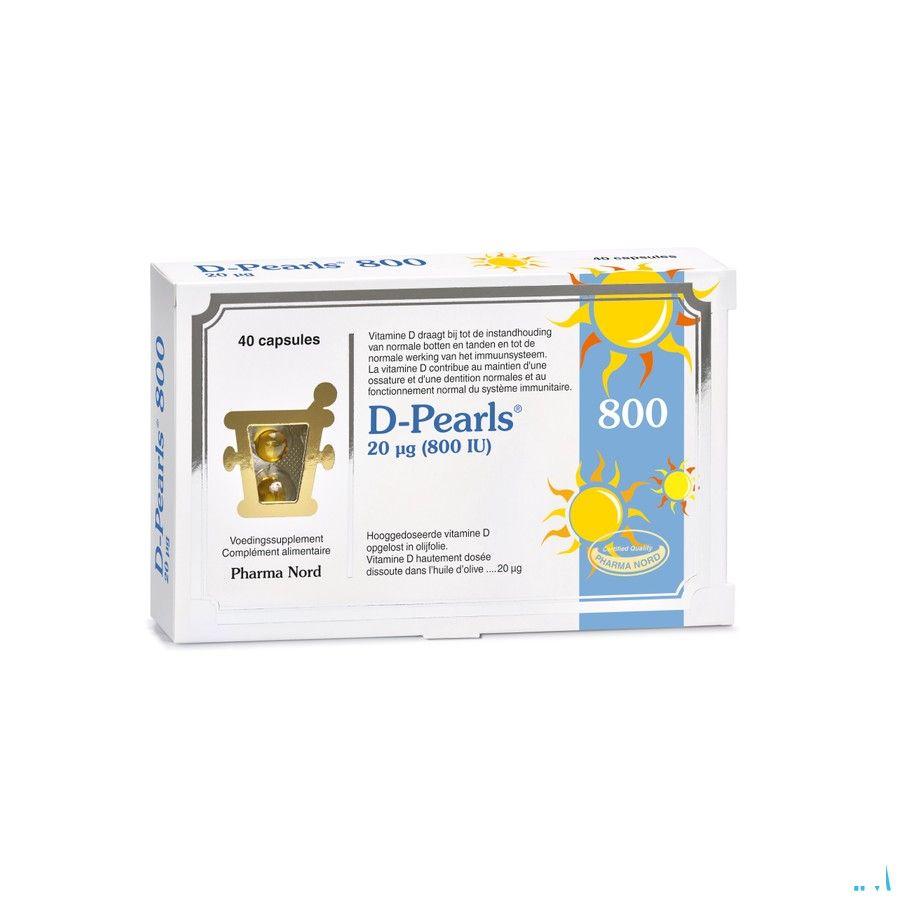 D-pearls 800 Capsule 40  -  Pharma Nord