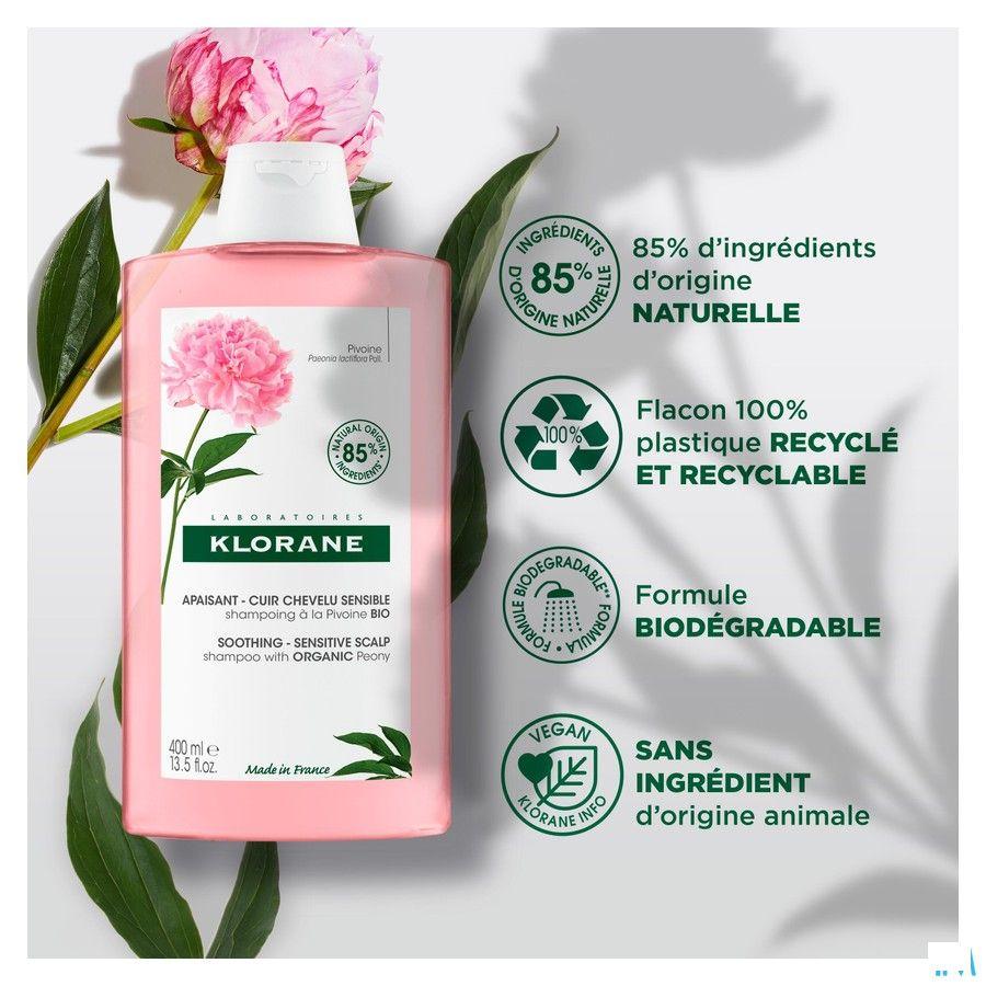 Klorane Capil. Sh Pioenroos Bio 400 ml