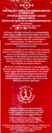 Condomen Durex Thin Feel 20 St