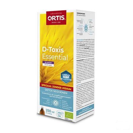 D Toxis Essential Zonder Iodium Appel Bio 250 ml