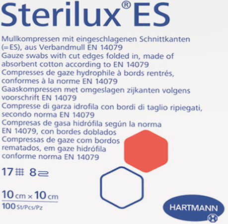 Sterilux Es3 Kompres Steriel 8Pl 7,5X 7,5Cm 20 4011239  -  Hartmann
