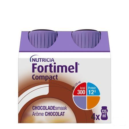 Fortimel Compact Chocolade 4x125 ml  -  Nutricia