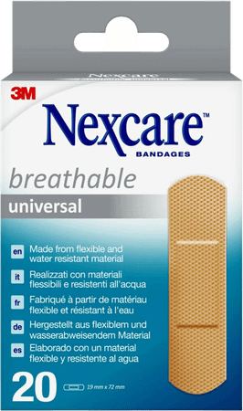 Nexcare 3M Breath.Univ.19X72Mm Strips 20 N0320Ns-0  -  3M