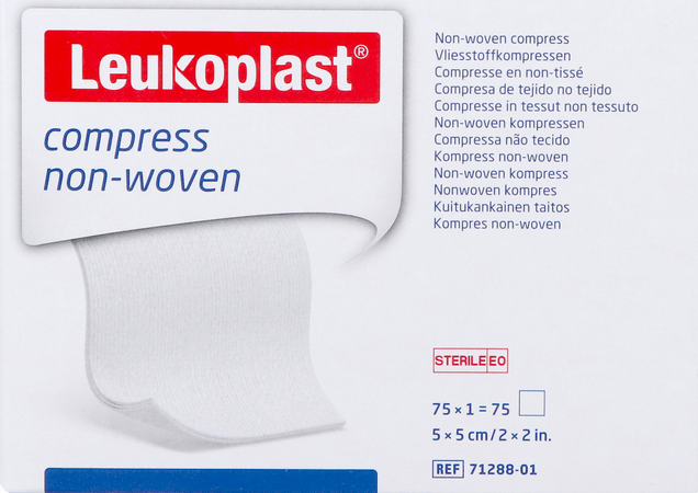 Leukoplast Compress N/Woven St. 5cm x 5cm 75
