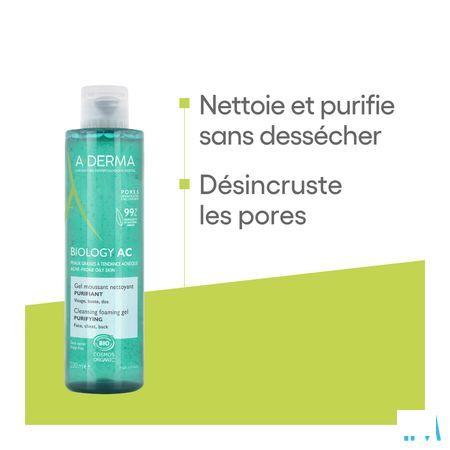 Aderma Biology Ac Zuiv. Schuim.Reinig.Gel 200 ml