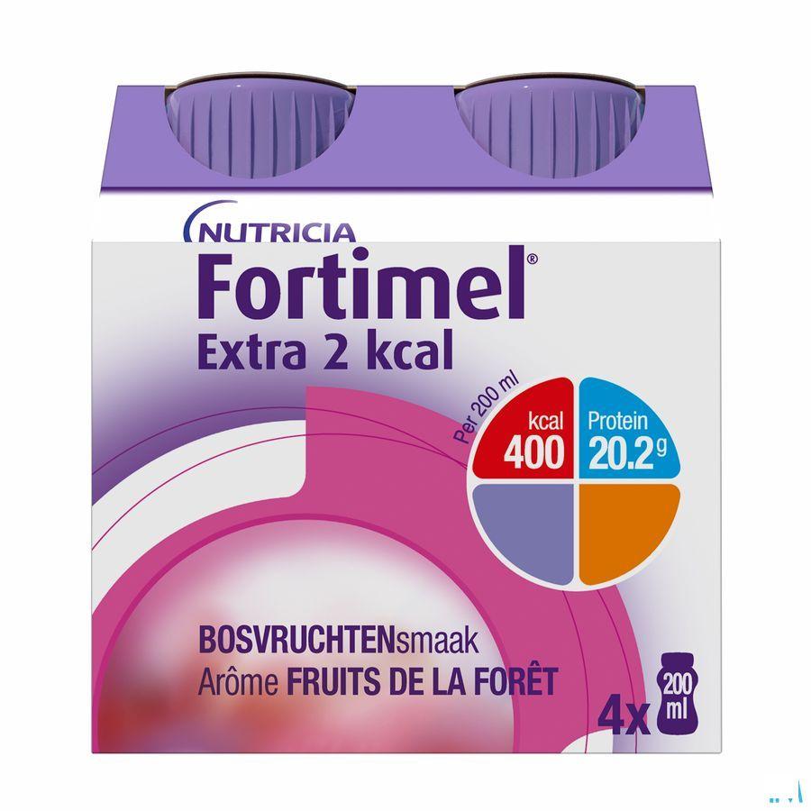 Fortimel Extra 2Kcal Fruits Foret 4X200 ml  -  Nutricia