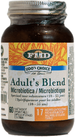 Udo S Choice Adults Blend Microbiotica V-Capsule 60  -  Ojibwa-De Roeck
