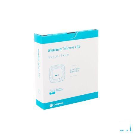 Biatain Silic. Lite Schuimverb 5,0x 5,0 5 33452  -  Coloplast