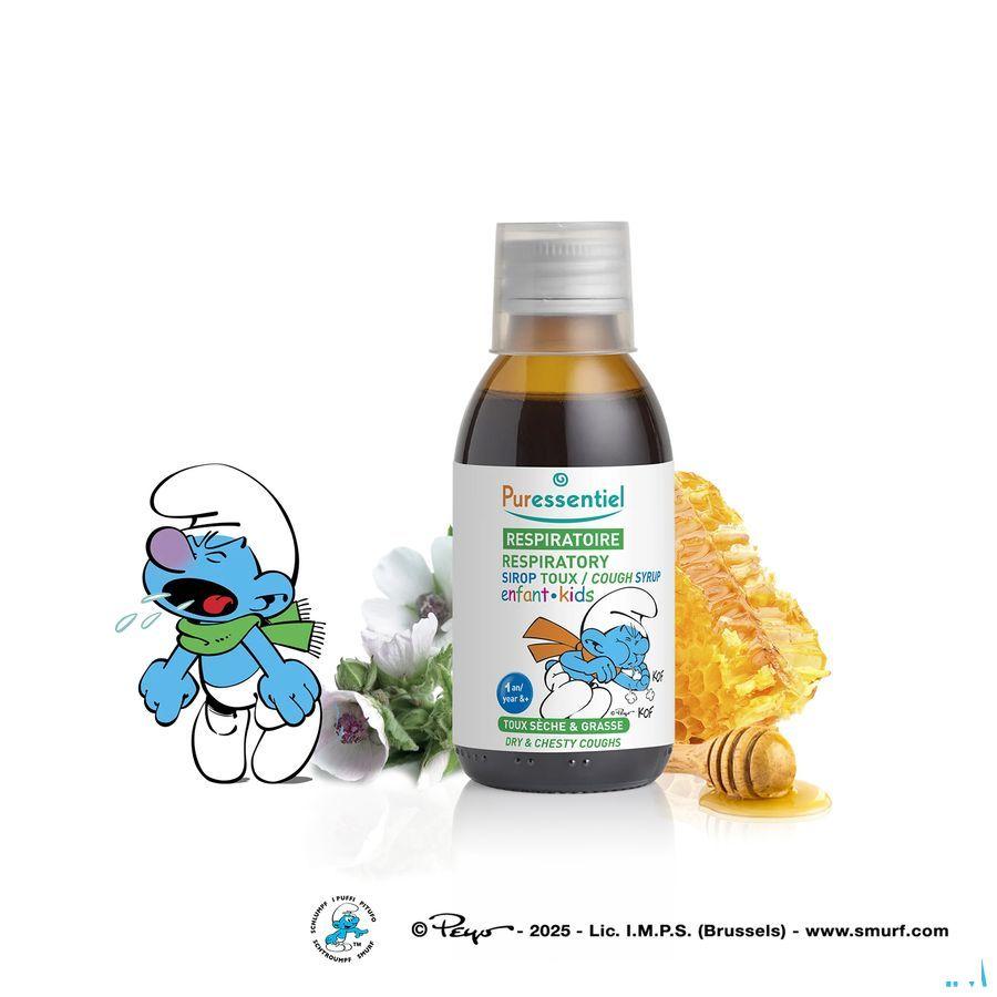 Puressentiel Ademhaling Hoestsiroop Kind 140ml