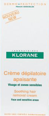 Klorane Ontharingscreme Gelaat-gev Zones Tube 75 ml