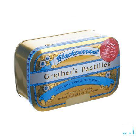 Grether's Pastilles Blackcurrant Pastille 440 gr  -  Melisana