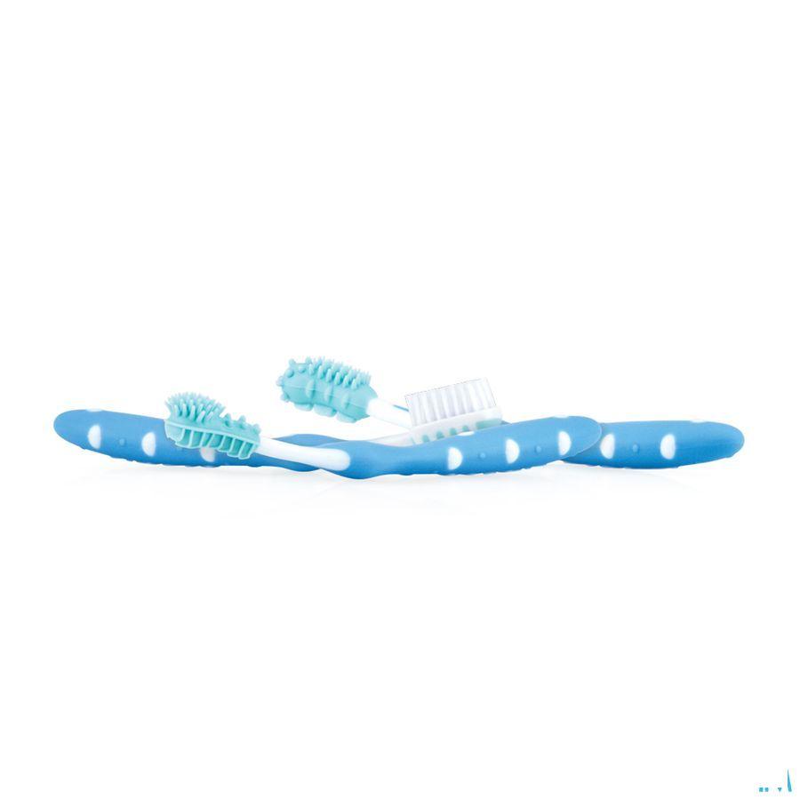Nuby Tandenborstelset 3 Stuks 3m +   -  New Valmar