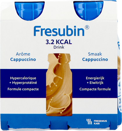 Fresubin 3.2 Kcal Drink Cappucino 4X125ml