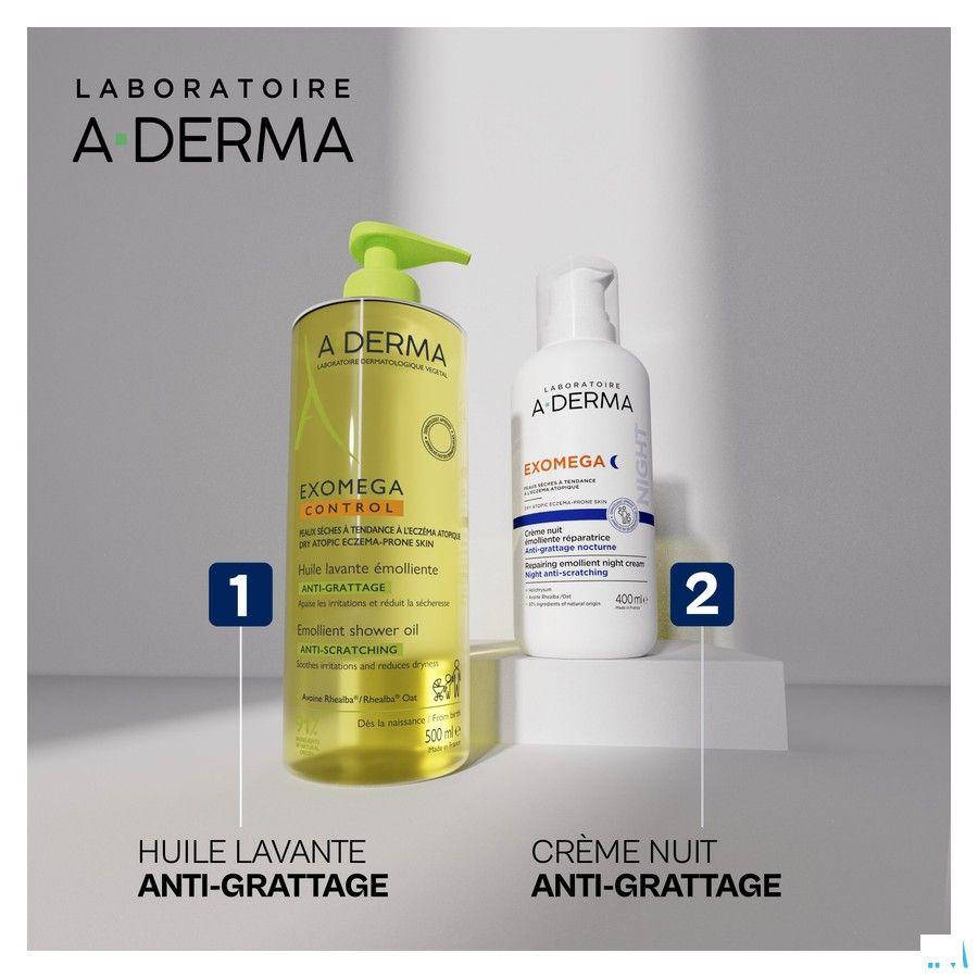 Aderma Exomega Control Herst. Emol. Nacht Cr 400 ml