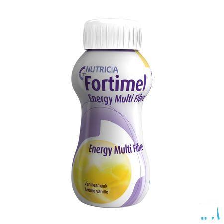 Fortimel Energy Multi Fibre Vanille 4x200 ml  -  Nutricia