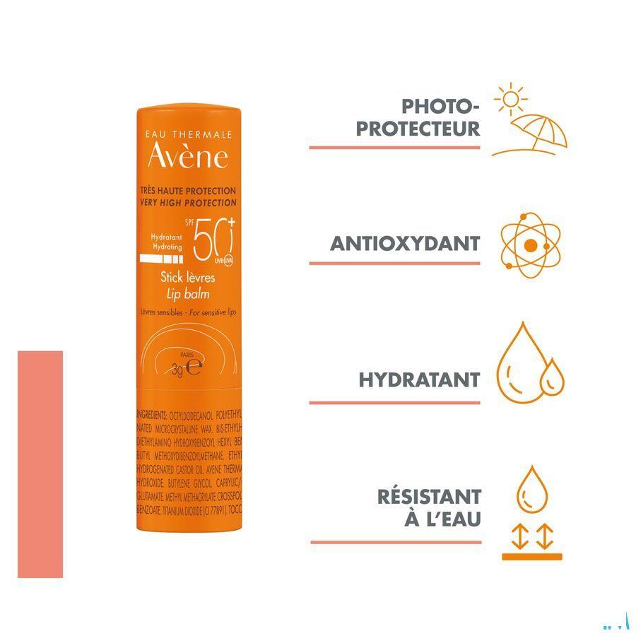 Avene Sol Ip50+ Stick Levres 3G  -  Avene