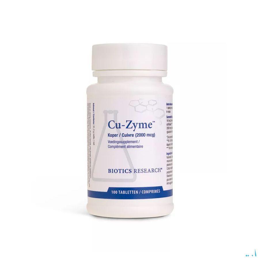 Biotics Cu-Zyme 2mg 100 tabletten  -  Energetica Natura
