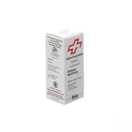 Basilicum Methylchavicol Herba Helv.ess Olie 10 ml