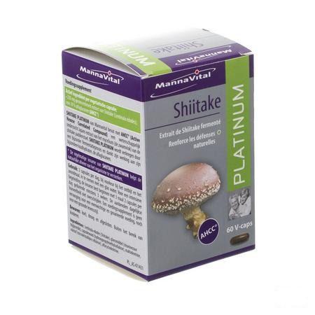 Mannavital Shiitake Platinum V-Capsule 60