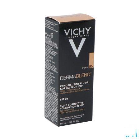 Vichy Fdt Dermablend Fluide 55 Bronze 30 ml  -  Vichy