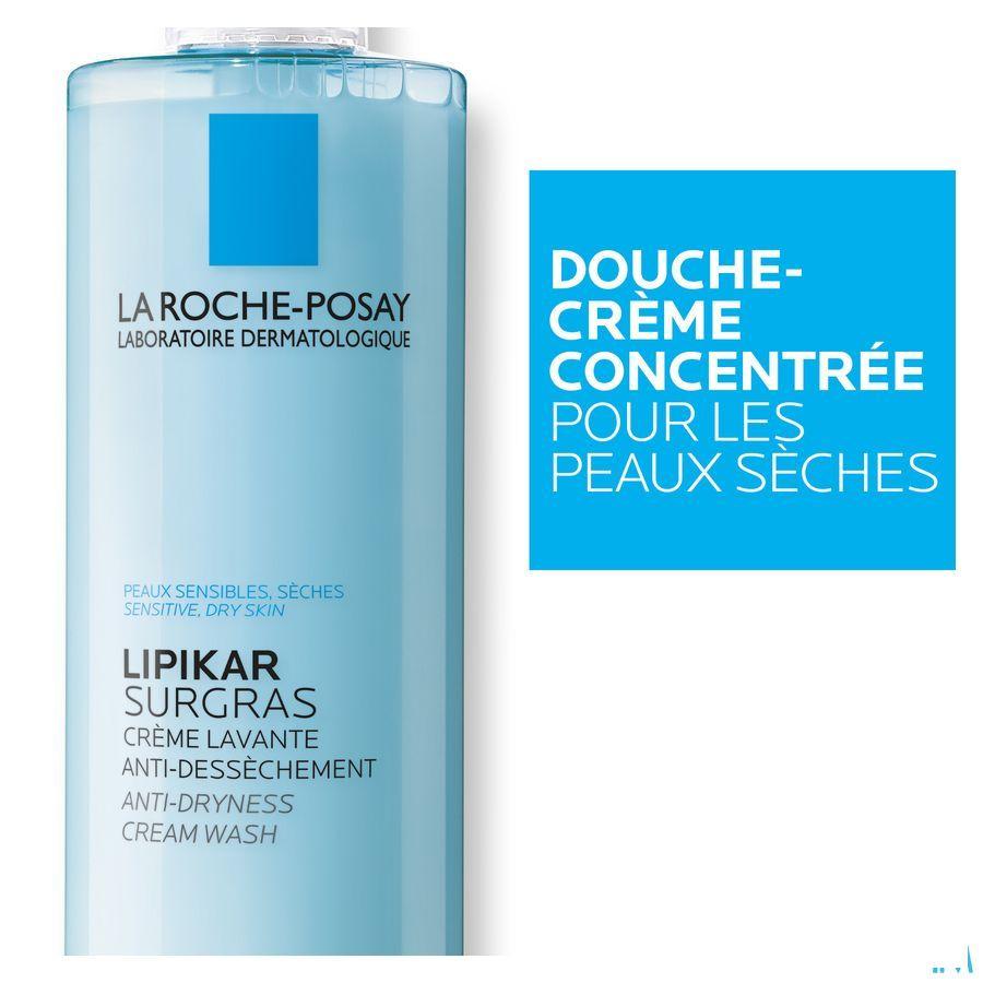 Lipikar Overvet Douche Creme Tegen Uitdrogen400 ml  -  La Roche-Posay