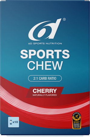 6D Sports Chew Cherry 10 x 38G