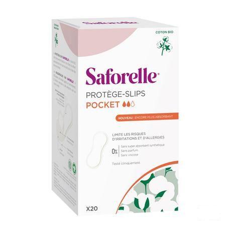 Saforelle Coton Protect Inlegkruisjes Pocket 20