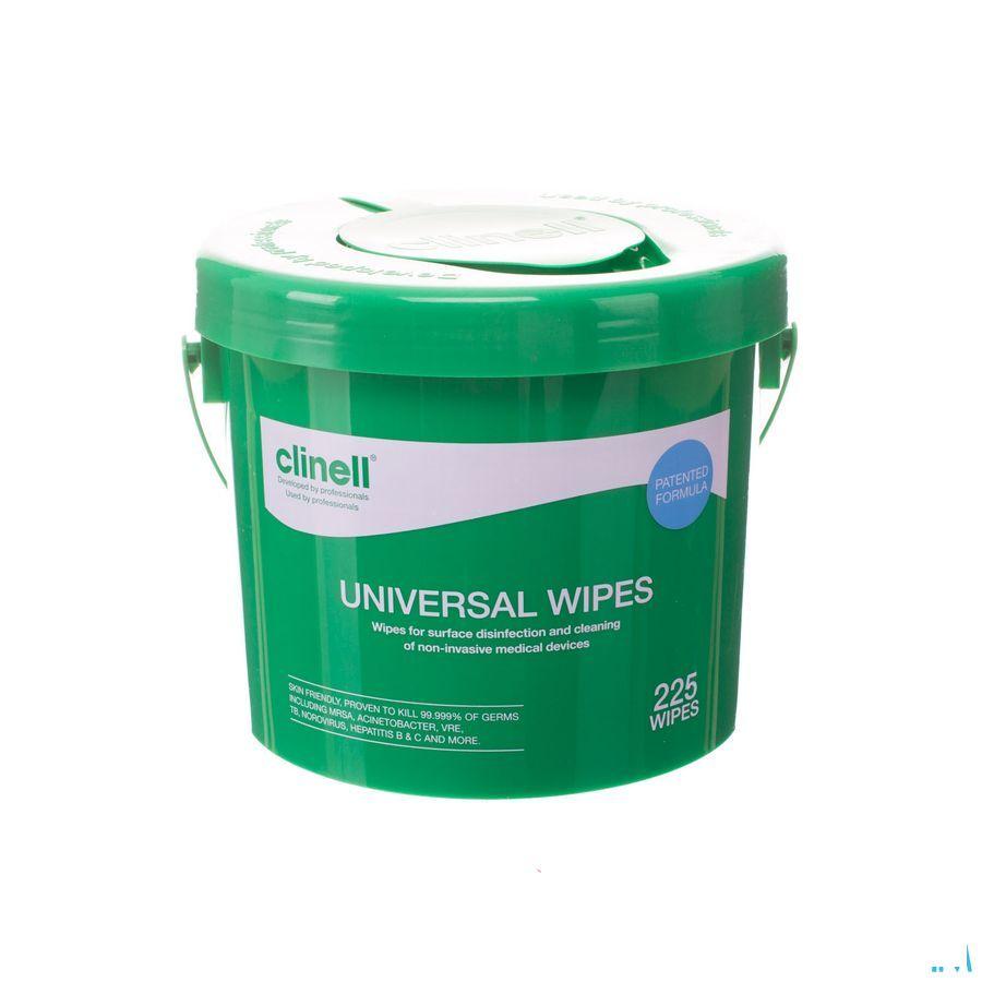 Clinell Universal Wipes Bucket 225 St  -  Dialex Biomedica