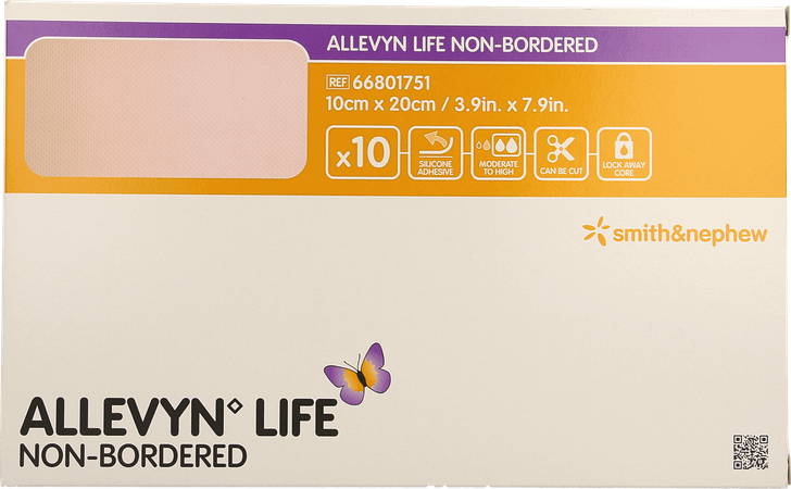 Allevyn Life Non Bordered 10X20Cm 10 66801751  -  Smith Nephew