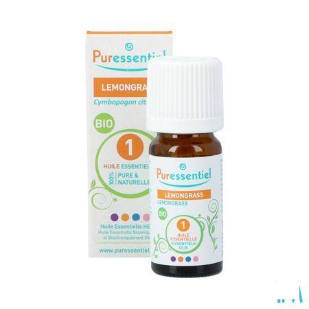 Puressentiel Eo Lemongrass Bio Essentiele Olie 10 ml  -  Puressentiel