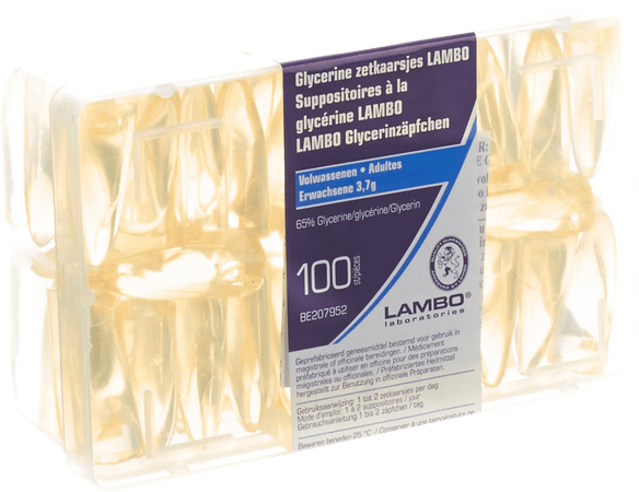 Glycerine Lambo Suppo Conique Ad 100 Blister  -  Lambo