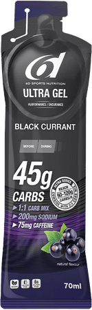 6D Ultra Gel + Caffeine Blackcurrant 70ml