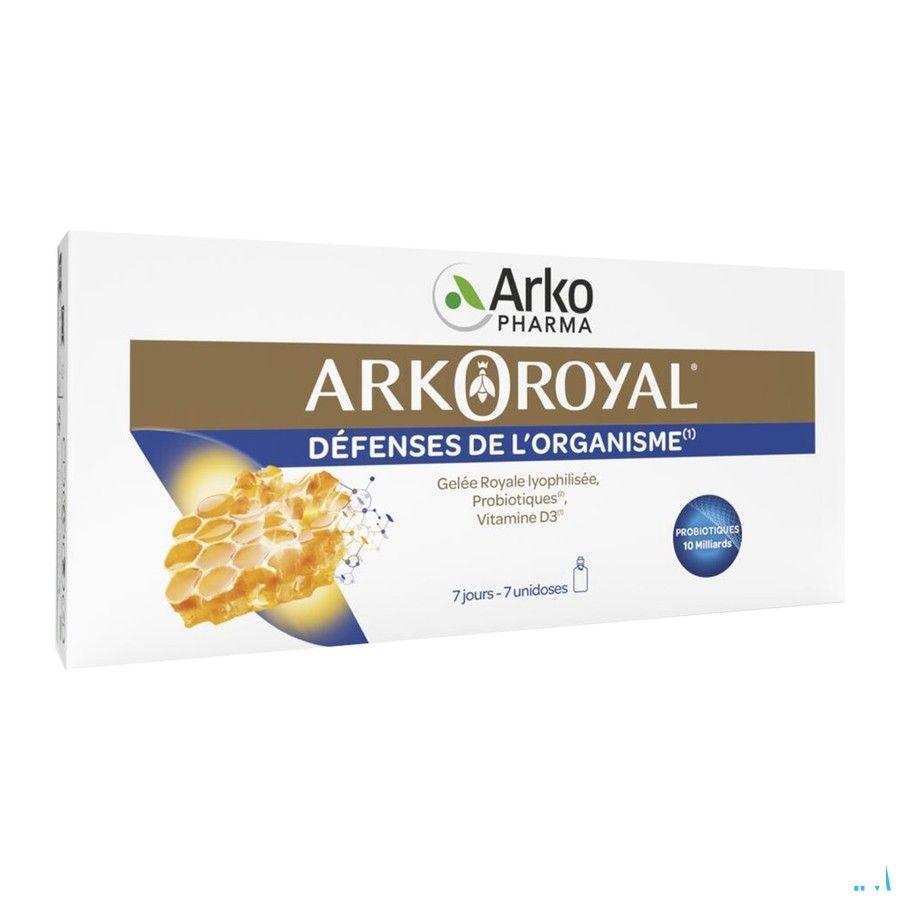 Arkoroyal Probiot. Volwassen Ruche Royale Dosis 7x7,5 ml  -  Arkopharma
