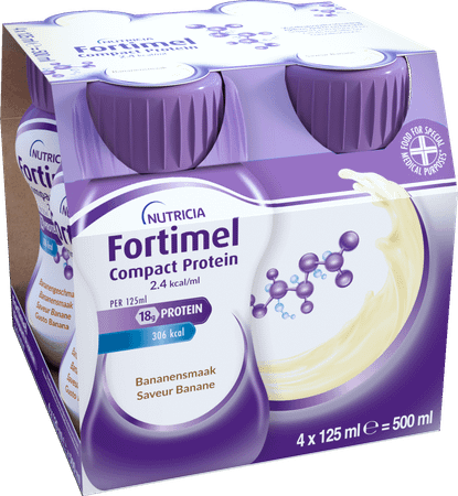 Fortimel Compact Protein 2.4Kcal Banaan 4 x 125 ml