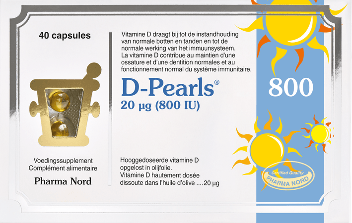 D-pearls 800 Capsule 40  -  Pharma Nord