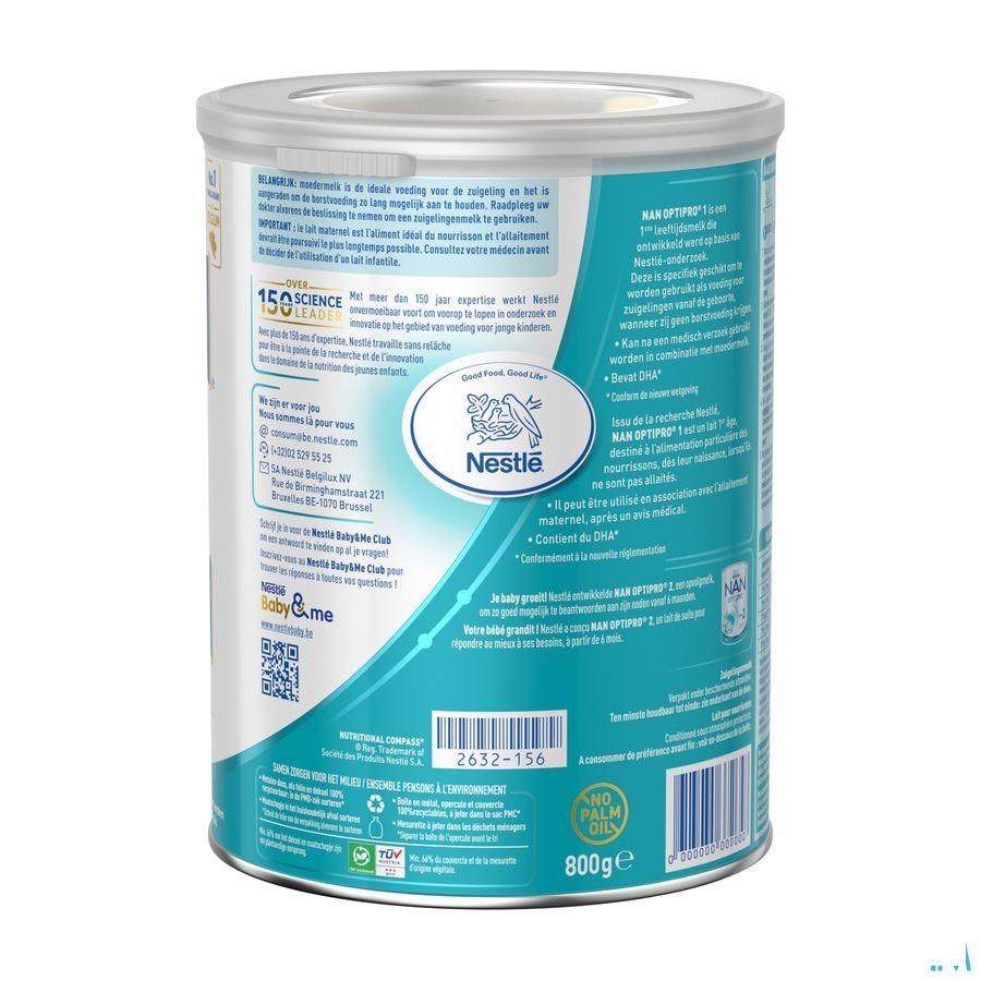 Nan Optipro 1 0-6m Melkpoeder 800 gr  -  Nestle