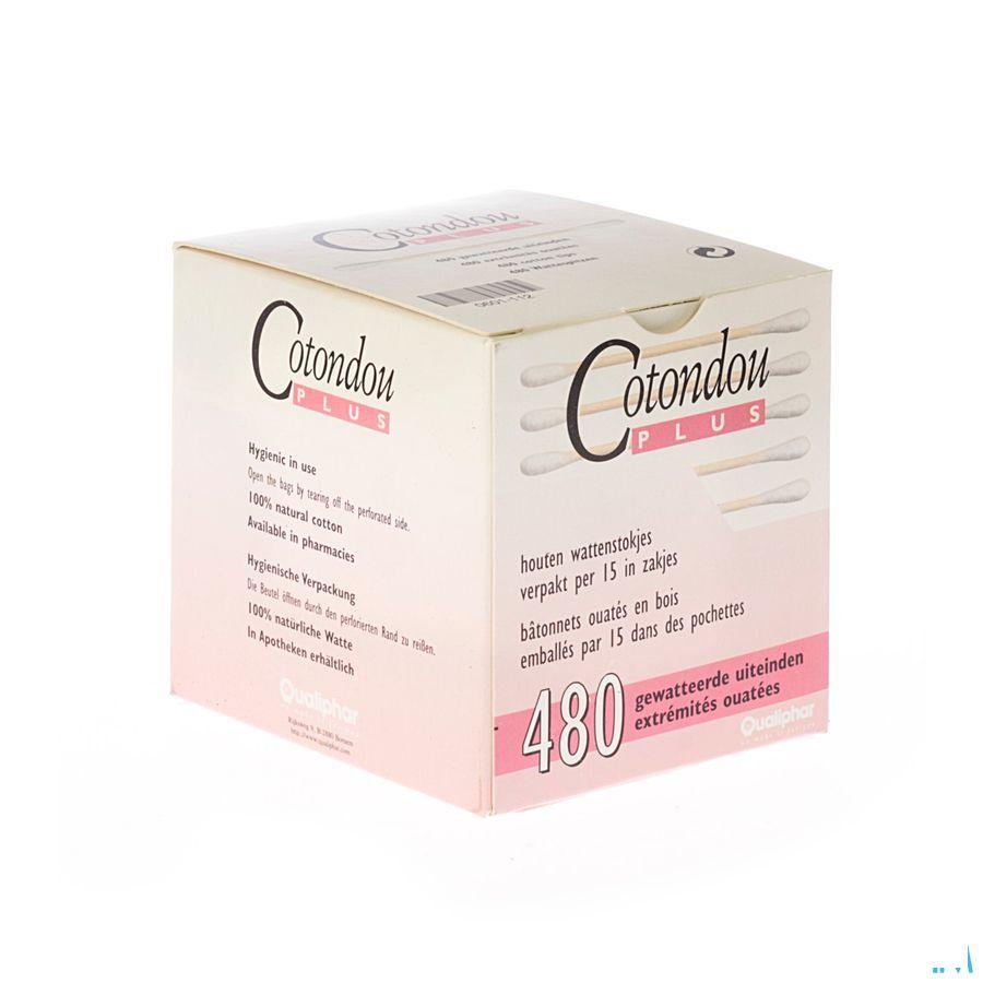 Cotondou Plus Wattestaafje Hout 240
