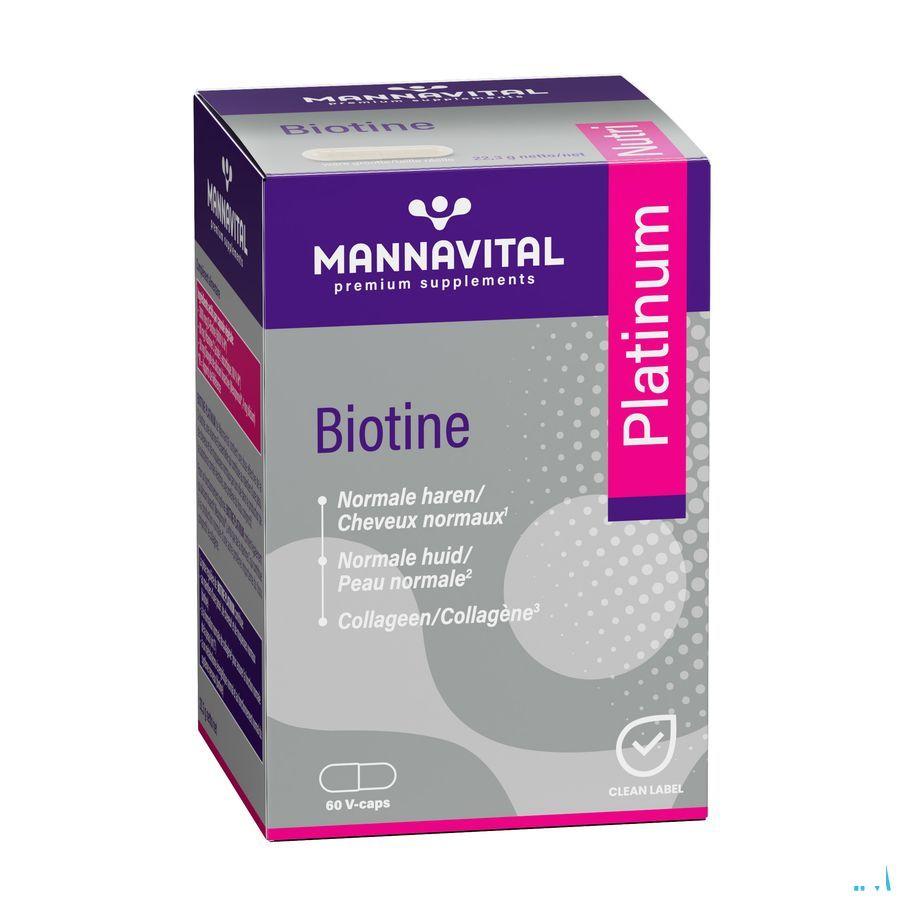 Mannavital Biotine Platinum - 60 V-caps