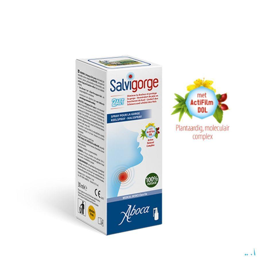 Salvigorge 2act Spray Alcohol 30ml  -  Aboca