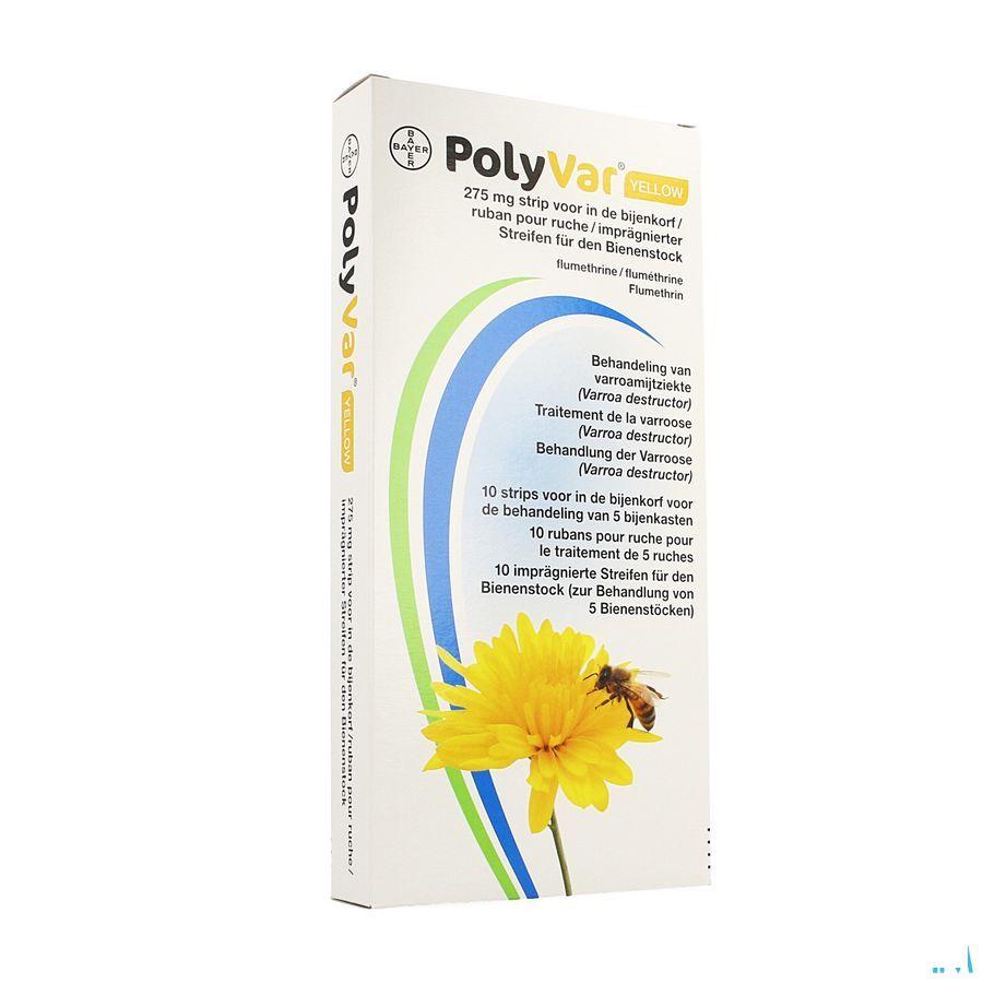 Polyvar Yellow 275 mg Strip Bijenkorf 10