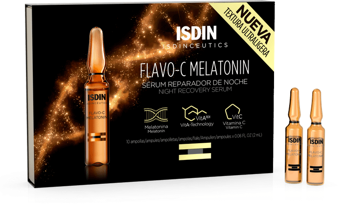 Isdinceutics Flavo-c Melatonin Ampullen 10x2 ml  -  Isdin